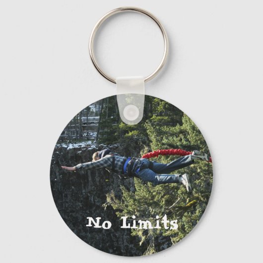 Bungee Jumping Geen Grenzen Sleutelhanger (Voorkant)