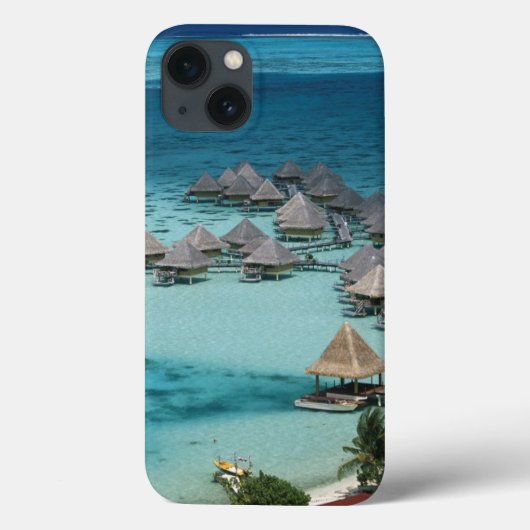 Bunglows of Beachcomber Hotel Case-Mate iPhone Case (Achterkant)