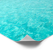 Bungows sur l'eau sur poster vertical de Bora Bora (Coin)