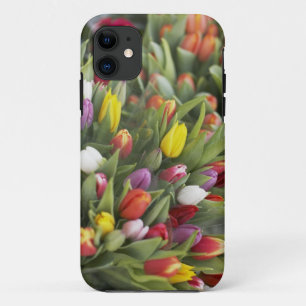 Bunken van kleurrijke tulpen iPhone 11 hoesje