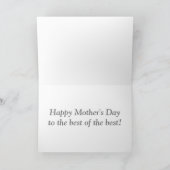 Bunken van Rozen Moederdag Kaart (Binnen)
