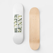 BUNKER BUNNY CAMO/CAMOUFLAGE SKATEBOARD (Voorkant)