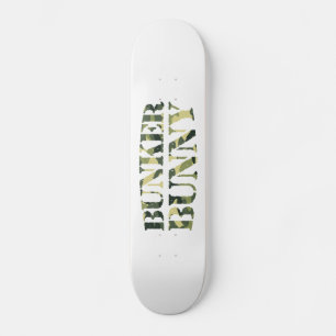 BUNKER BUNNY CAMO/CAMOUFLAGE SKATEBOARD