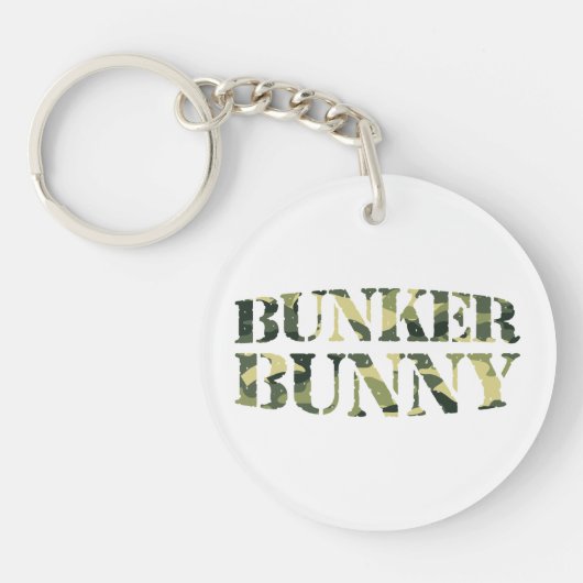 BUNKER BUNNY CAMO/CAMOUFLAGE SLEUTELHANGER (Voorkant)