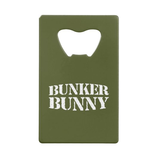 BUNKER BUNNY KREDIETKAART FLESSENOPENER (Voorkant)