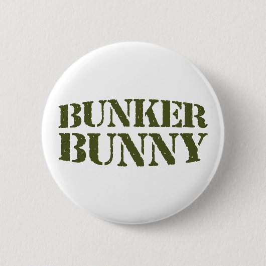 BUNKER BUNNY RONDE BUTTON 5,7 CM (Voorkant)