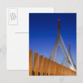 Bunker Hill Bridge, Boston, Verenigde Staten Briefkaart (Voorkant / Achterkant)
