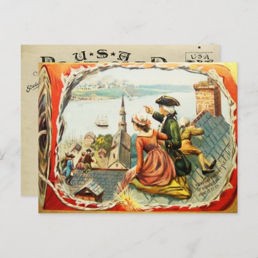  Bunker Hill Briefkaart (Voorkant / Achterkant)