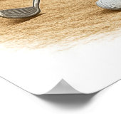 Bunker Trouble - Golf Art Print (Hoek)