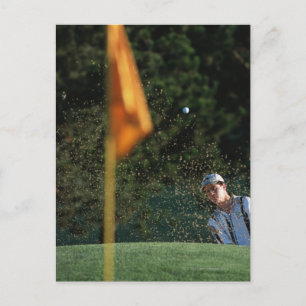 Bunkerschot (Golf) Briefkaart