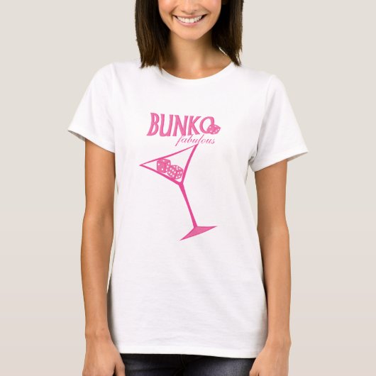Bunko Fabulous Martini T-shirt (Voorkant)