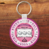 Bunko  Round Design Sleutelhanger (Voorkant)