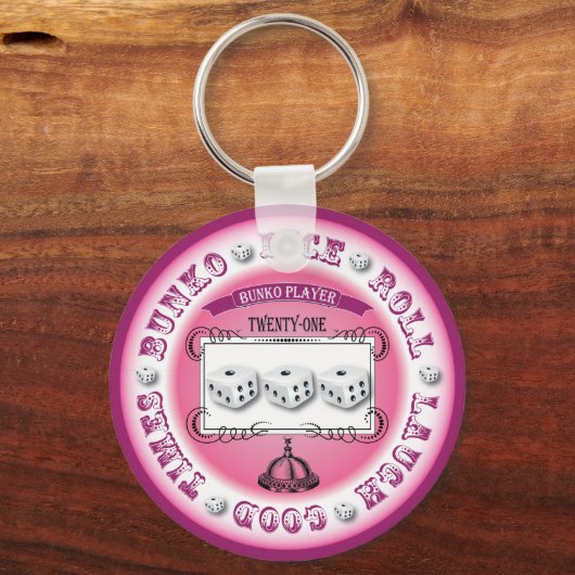 Bunko  Round Design Sleutelhanger (Voorkant)