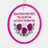 Bunko-spelers hebben talentversiering keramisch ornament (Links)