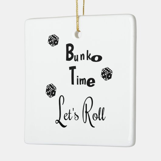 Bunko Time Personalized Ornament (Links)