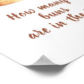 Bunn kaneel - Raad eens hoeveel broodjes Poster (Hoek)