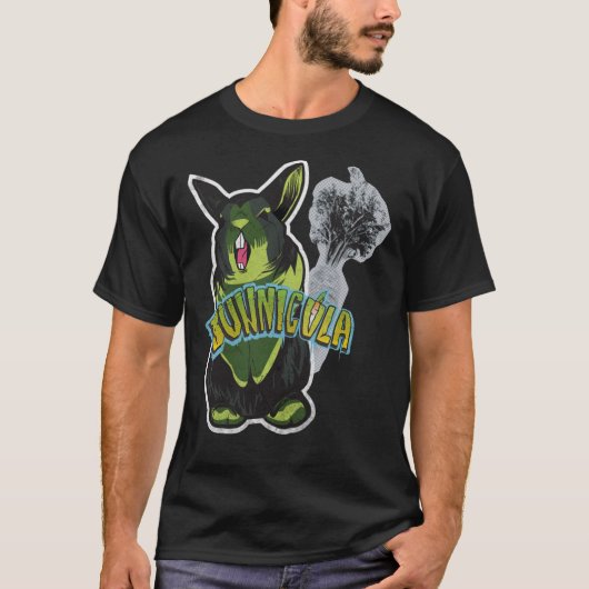 Bunnicula base-ball trois-quarts Sleeve T-shirt (Devant)