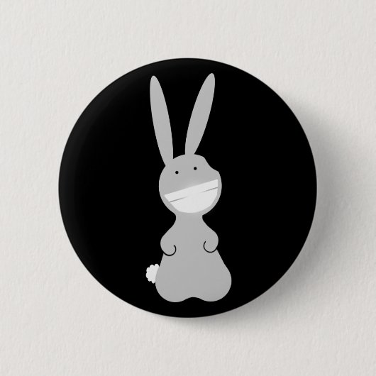 Bunnie Yay Ronde Button 5,7 Cm (Voorkant)