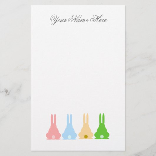 Bunnies Briefpapier (Voorkant)