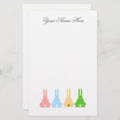 Bunnies Briefpapier (Voorkant / Achterkant)