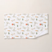 Bunnies & Canards sur le Motif de ferme (Serviette à main)