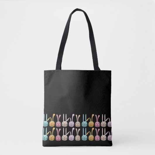 Bunnies dans un sac fourre-tout de rangée (Devant)