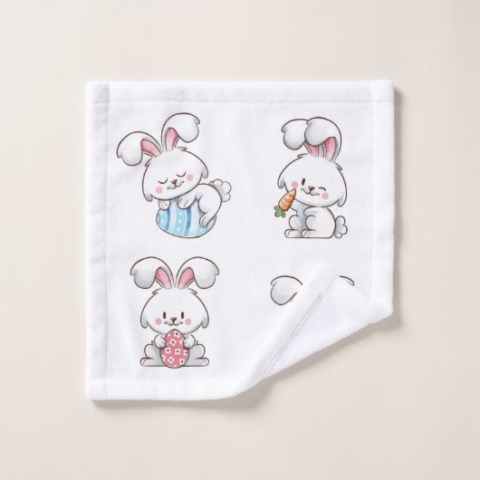 Bunnies de Pâques (Gant de toilette)