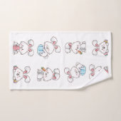 Bunnies de Pâques (Serviette à main)