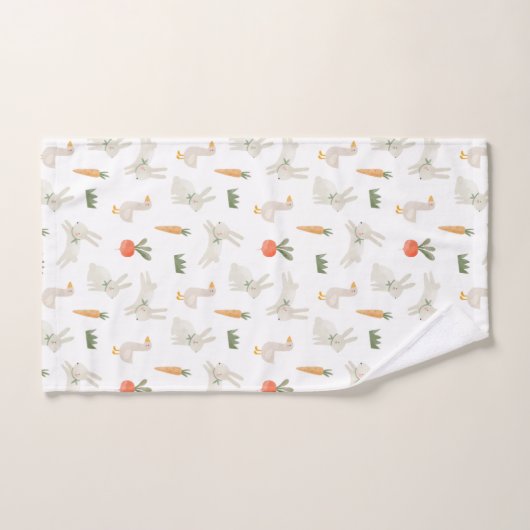 Bunnies en eenden op het Boerderij Pattern Bad Handdoek (Handdoek)