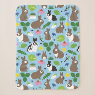 Bunnies en hun behandelingen sherpa deken