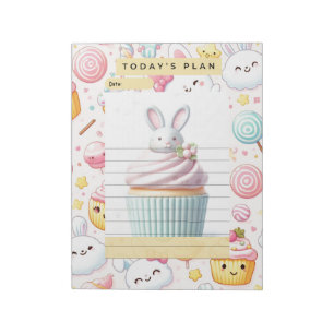 Bunnies en snoep Daily Planner Notitieblok