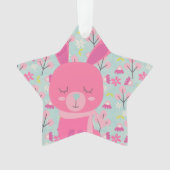 Bunnies et fleurs roses (devant)