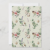 Bunnies Floraux Brunch & Egg Hunt Invitation (Dos)