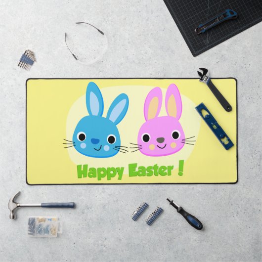 BUNNIES "HAPPY EASTER" (Poste de travail)