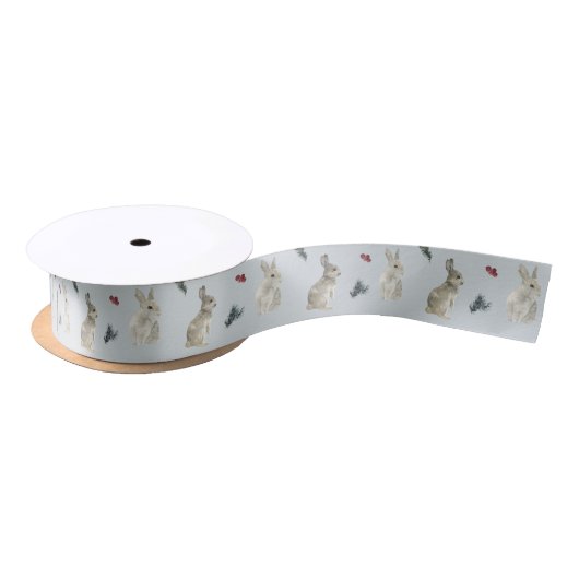 Bunnies, Holly en Berries Blue Lint (Spoel)