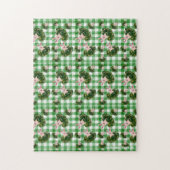 Bunnies in Cabbage Puzzle Legpuzzel (Verticaal)