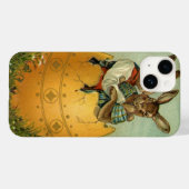 Bunnies in een gouden ei, Victoriaans Pasen Case-Mate iPhone Case (Achterkant (horizontaal))