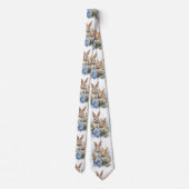 Bunnies Lapin Flower Cravate lapin (Dos)