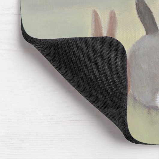 Bunnies Mousepad Muismat (Hoek)