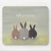 Bunnies Mousepad Muismat (Voorkant)