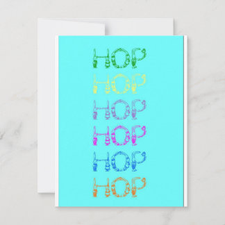 Bunnies paashopWenskaart Feestdagenkaart