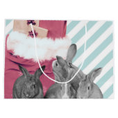 Bunnies Peeking dans le sac de Père Noël (Dos)