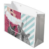 Bunnies Peeking dans le sac de Père Noël (Devant Angle)