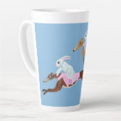 Bunnies riding Greyhounds Mug (Angle gauche)