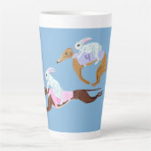 Bunnies riding Greyhounds Mug (Devant)