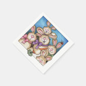 Bunnies - serviettes en papier (Coin)