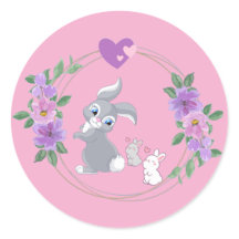 Bunnies with their Mama