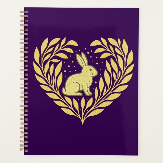 "Bunny and Boughs" Planner (Devant)