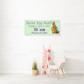 Bunny and Chick Easter Egg Hunt Banner (Insitu)