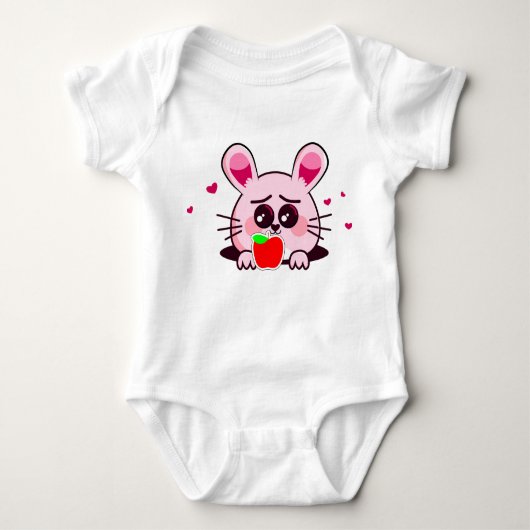 Bunny & Apple: Een lief paar van Whiskered Delight Romper (Voorkant)